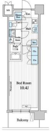 プレノ清澄庭園の物件間取画像